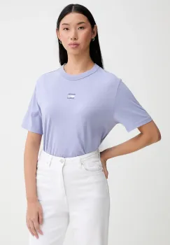 Tommy Jeans tricou din bumbac culoarea bordo, DW0DW22202 imagine