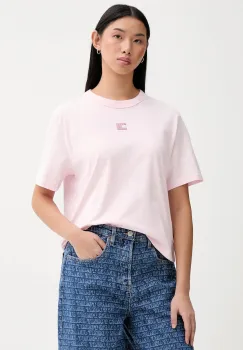 Tommy Jeans tricou din bumbac culoarea bordo, DW0DW22202 imagine