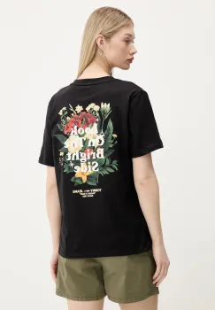 Tommy Jeans tricou din bumbac culoarea negru, DW0DW21341 imagine