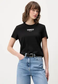 Tommy Jeans tricou din bumbac culoarea negru, DW0DW21842 imagine