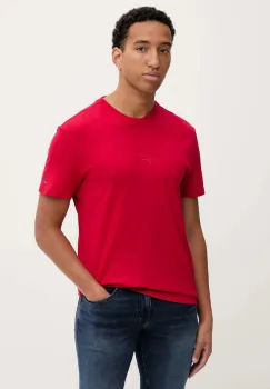 Tommy Jeans tricou din bumbac culoarea rosu, uni, DM0DM22138 imagine