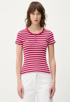 Tommy Jeans tricou din bumbac femei, culoarea roz, DW0DW19502 imagine