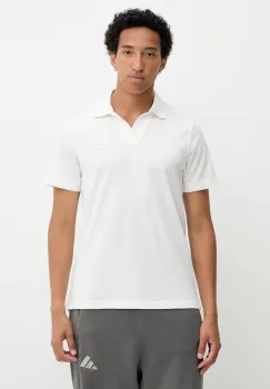 Tommy Jeans tricou polo culoarea alb, uni, DM0DM21657 imagine