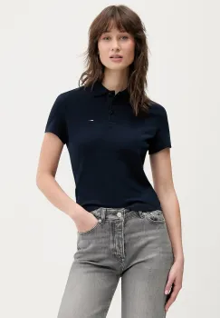 Tommy Jeans tricou polo culoarea bleumarin, DW0DW21931 imagine
