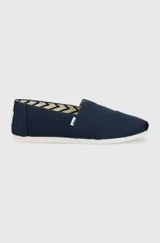 Toms espadrile Alpargata culoarea albastru marin imagine