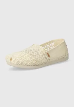Toms espadrile Alpargata culoarea bej, 10020662 imagine