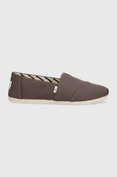 Toms espadrile Alpargata culoarea gri imagine