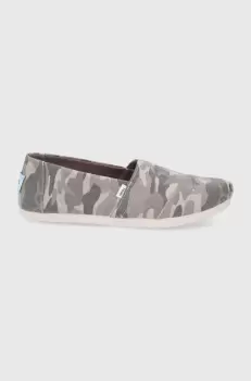 Toms Espadrile Alpargata culoarea gri imagine