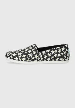 Toms espadrile Alpargata culoarea negru, 10019675 imagine