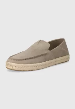 Toms espadrile din piele intoarsa Alonso Loafer Rope culoarea bej, 10020865 imagine