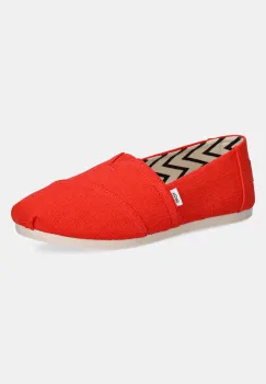 Toms espadrile HERITAGE CANVAS culoarea rosu, 10021933 imagine