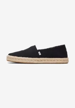 Toms espadrile Toms Alpargata Rope 2.0 10019875 BLACK culoarea negru imagine