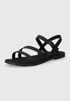 Toms sandale de piele Kira femei, culoarea negru, 10020802 imagine