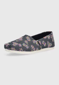 Toms tenisi Alpargata culoarea albastru marin, 10020650 imagine