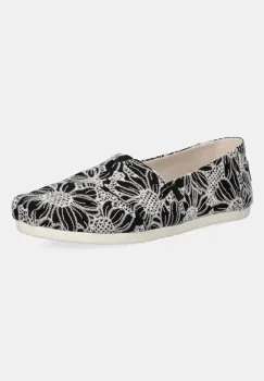 Toms tenisi OVERSIZED FLORAL EYELET culoarea negru, 10021888 imagine