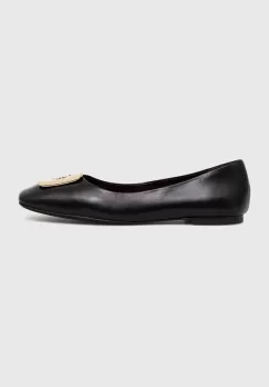 Tory Burch balerini de piele Georgia Ballet culoarea negru, 154077.006 imagine