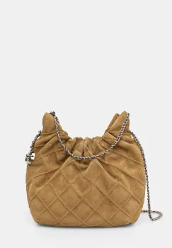 Tory Burch geanta crossbody pentru femei din piele intoarsa Fleming imagine