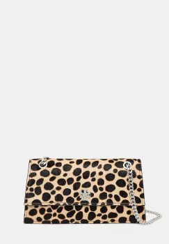 Tory Burch geanta de piele Kira Turnlock culoarea bej, 169175.250 imagine
