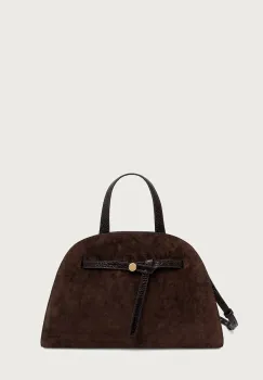 Tory Burch geanta pentru femei din piele intoarsa Romy Suede Bauletto imagine