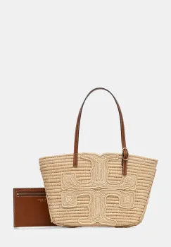 Tory Burch geanta tote pentru femei impletita Ella imagine