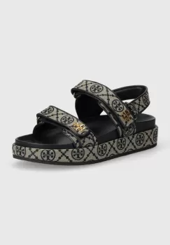 Tory Burch sandale Kira Sport Sandal femei, culoarea albastru marin, 155154.430 imagine