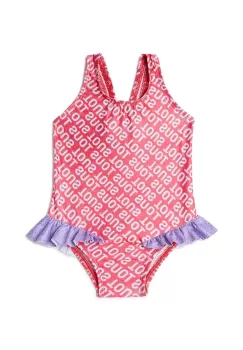 Tous costum de baie dintr-o bucata pentru copii culoarea violet imagine