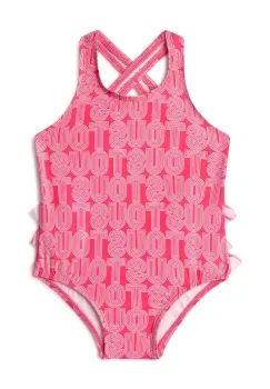 Tous costum de baie dintr-o bucata pentru copii Line culoarea portocaliu, Line.2210 imagine