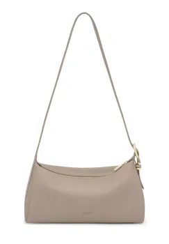 Tous geanta de piele FOLD culoarea gri, 2002306744 imagine