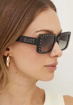 Tous ochelari de soare femei, culoarea negru, STOB80S_520700 imagine