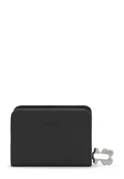 Tous portofel de piele FOLD culoarea negru, 2002306051 imagine