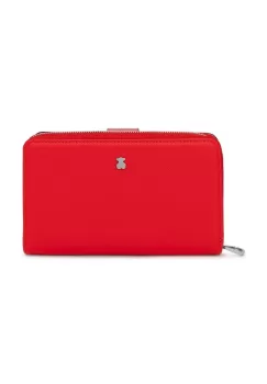 Tous portofel femei, culoarea rosu imagine