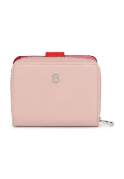 Tous portofel NEW DUBAI SAFFIANO femei, culoarea roz, 2001689913 imagine