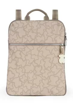 Tous rucsac femei, culoarea bej, mare, modelator imagine