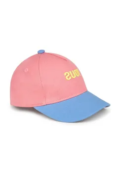 Tous sapca din bumbac pentru copii Cap culoarea roz, uni, Cap.2201 imagine