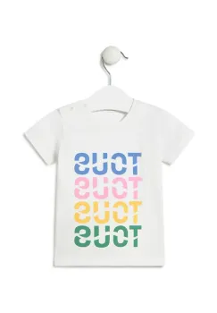Tous tricou copii Logo culoarea alb, cu imprimeu, Logo.2202 imagine