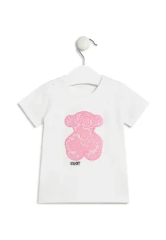 Tous tricou copii MKaos culoarea alb, MKaos.2202 imagine