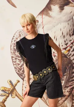 tricou din bumbac culoarea negru imagine