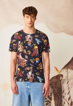 tricou din bumbac culoarea negru, modelator imagine