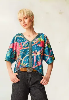 tricou din bumbac culoarea verde imagine