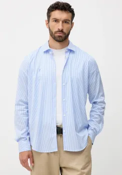 Trussardi camasa din bumbac cu guler clasic, relaxed, 5007N000009N imagine