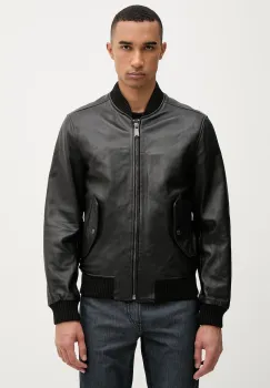 Trussardi geaca bomber de barbati din piele imagine