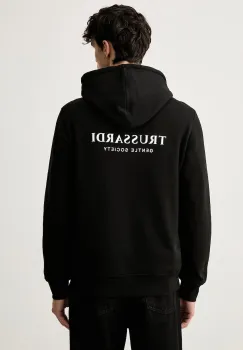 Trussardi hanorac cu gluga pentru barbati din bumbac imagine