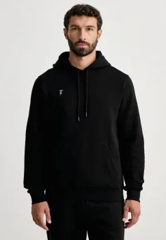 Trussardi  hanorac cu gluga pentru barbati din bumbac imagine