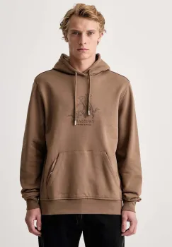Trussardi  hanorac cu gluga pentru barbati din bumbac imagine