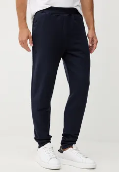Trussardi pantaloni de trening din bumbac culoarea bleumarin, uni, P8018000062N imagine
