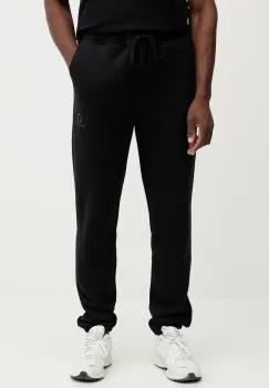 Trussardi pantaloni de trening din bumbac culoarea negru, cu imprimeu, P8008000061N imagine