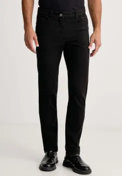 Trussardi  pantaloni pentru barbati din bumbac cu elastan imagine