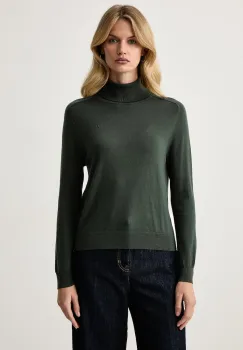 Trussardi  pulover cu guler inalt pentru femei din lana imagine