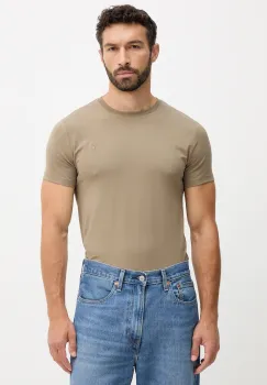 Trussardi tricou culoarea bej, uni, G0228000042N imagine