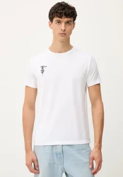 Trussardi tricou din bumbac culoarea alb, cu imprimeu, G0278200050N imagine